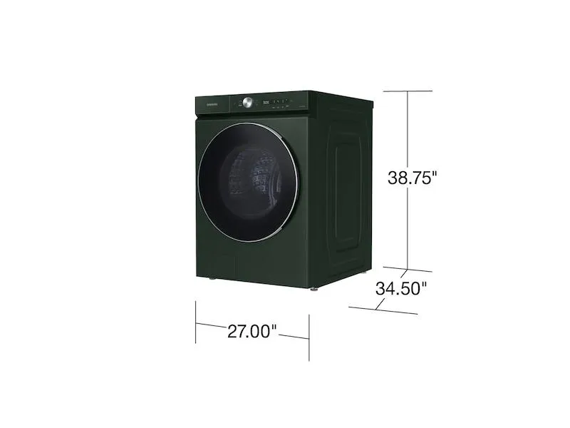 Samsung WF53BB8900AG Bespoke 5.3 Cu. Ft. Ultra Capacity Front Load Washer With Ai Optiwash&#8482; And Auto Dispense In Forest Green