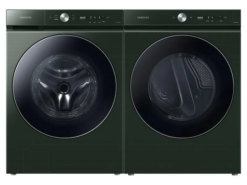 Samsung WF53BB8900AG Bespoke 5.3 Cu. Ft. Ultra Capacity Front Load Washer With Ai Optiwash&#8482; And Auto Dispense In Forest Green
