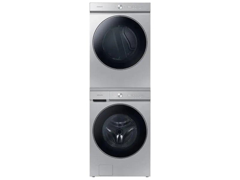Samsung WF53BB8900AT Bespoke 5.3 Cu. Ft. Ultra Capacity Front Load Washer With Ai Optiwash&#8482; And Auto Dispense In Silver Steel