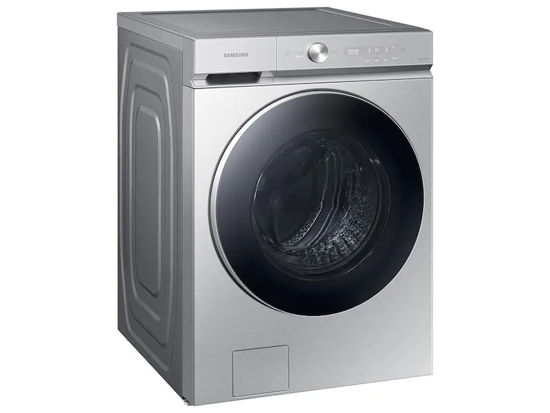 Samsung WF53BB8900AT Bespoke 5.3 Cu. Ft. Ultra Capacity Front Load Washer With Ai Optiwash&#8482; And Auto Dispense In Silver Steel