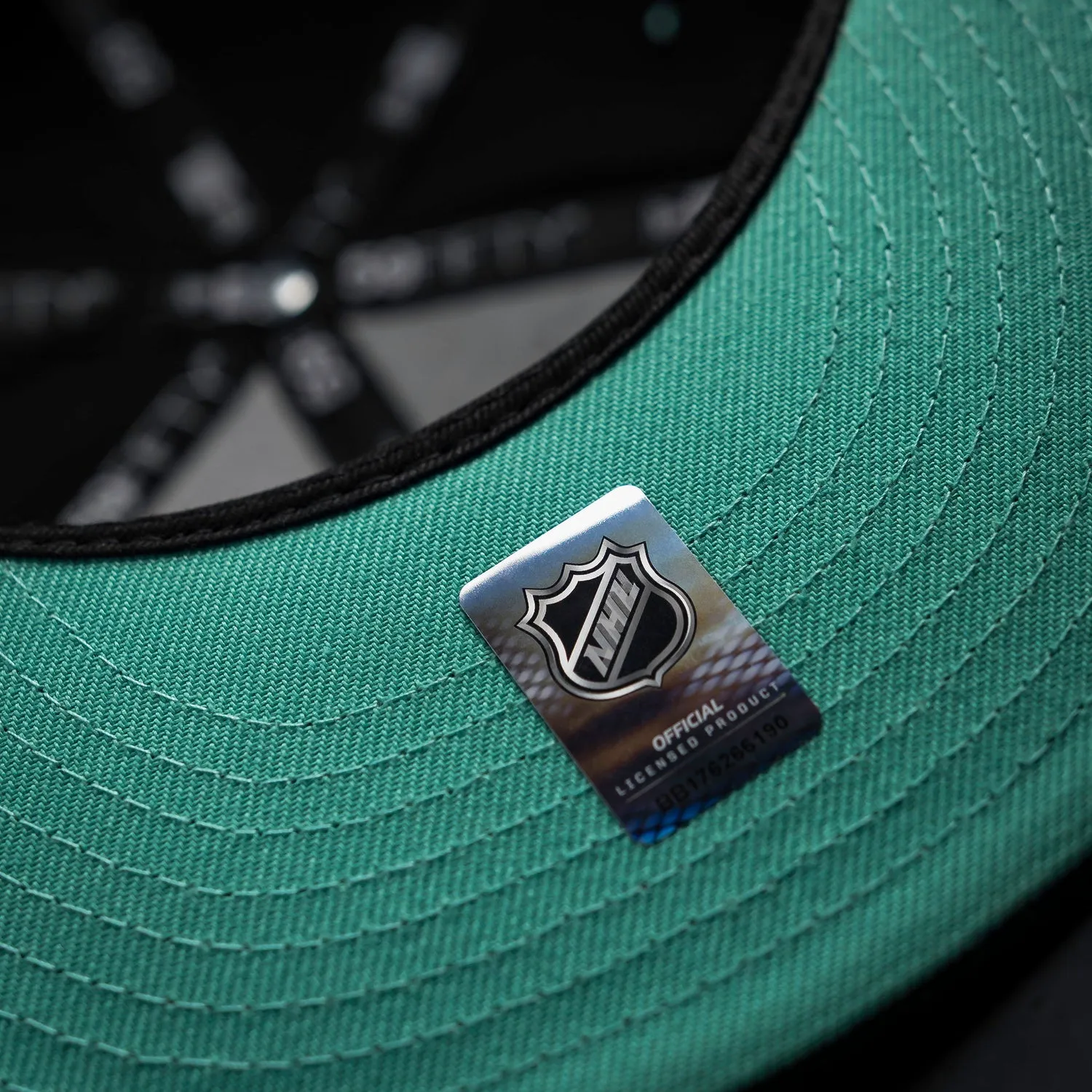 San Jose Sharks Nhl Black Mint Uv / New Era 59Fifty Fitted Cap Trending Today Steal Todays Mega Savings