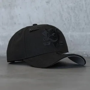 Big Price Drop Trending Hot Picks New Era 9Forty A-Frame Nhl Anaheim Ducks Black / Grey Uv Snapback