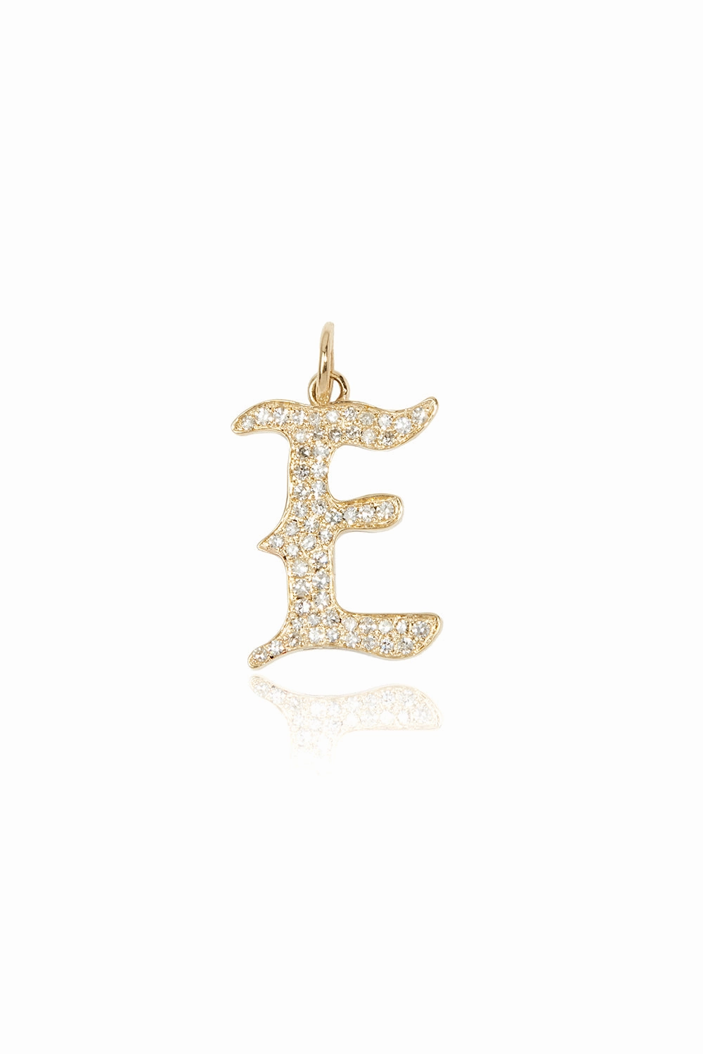 Steal Todays Offer Gothic Initial Diamond Pav Pendant