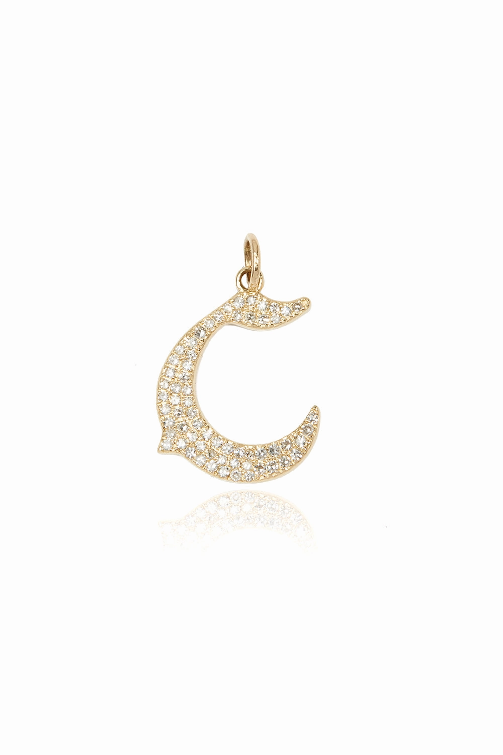 Clearance Blowout Surprise Offer Now Gothic Initial Diamond Pav Pendant
