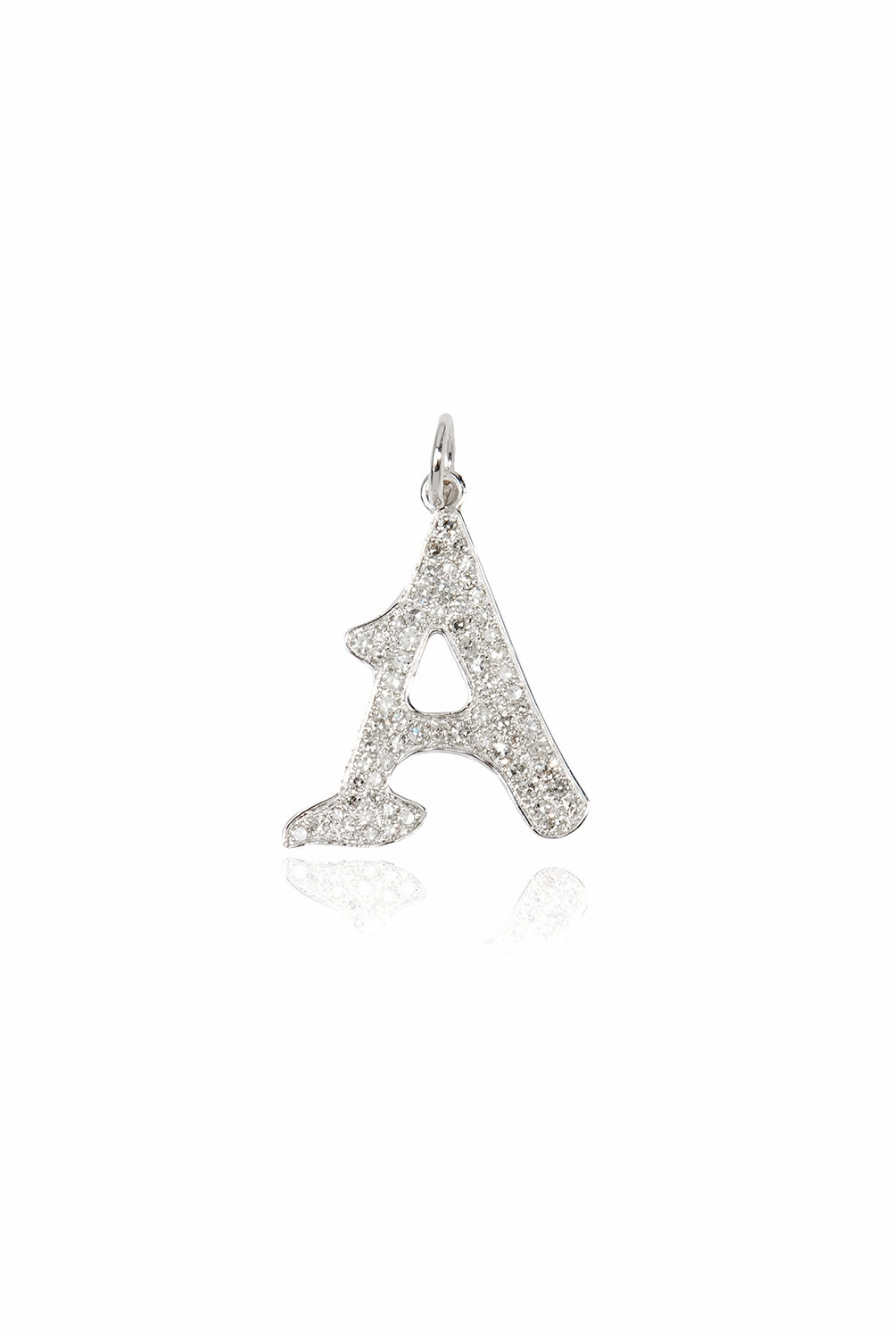 Gothic Initial Diamond Pav Pendant Todays Steal Online Exclusive Offer