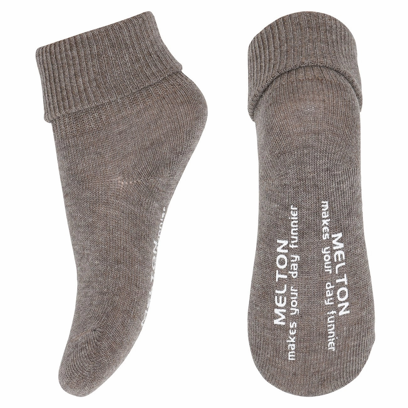 Hot Offer Event Melton Denver Melange Cottonsstrmper - Skridsikker