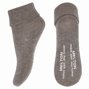Hot Offer Event Melton Denver Melange Cottonsstrmper - Skridsikker