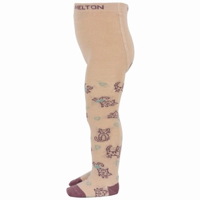 Melton Ivory Cream Cat Love Tights Sweet Deal Inside Shop Now & Save