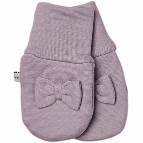 Special Price Offer Racing Kids Mittens Baby Bow Dusty Lavender