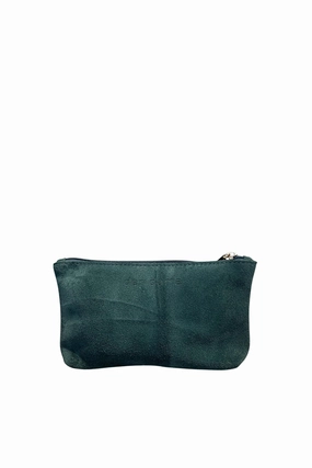 Gift-Worthy Sale Den Dama Suede Mini Pouch Green