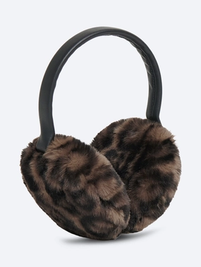 Dont Wait! Save Today Exclusive Hot Pick Esme Dark Leopard Earmuffs