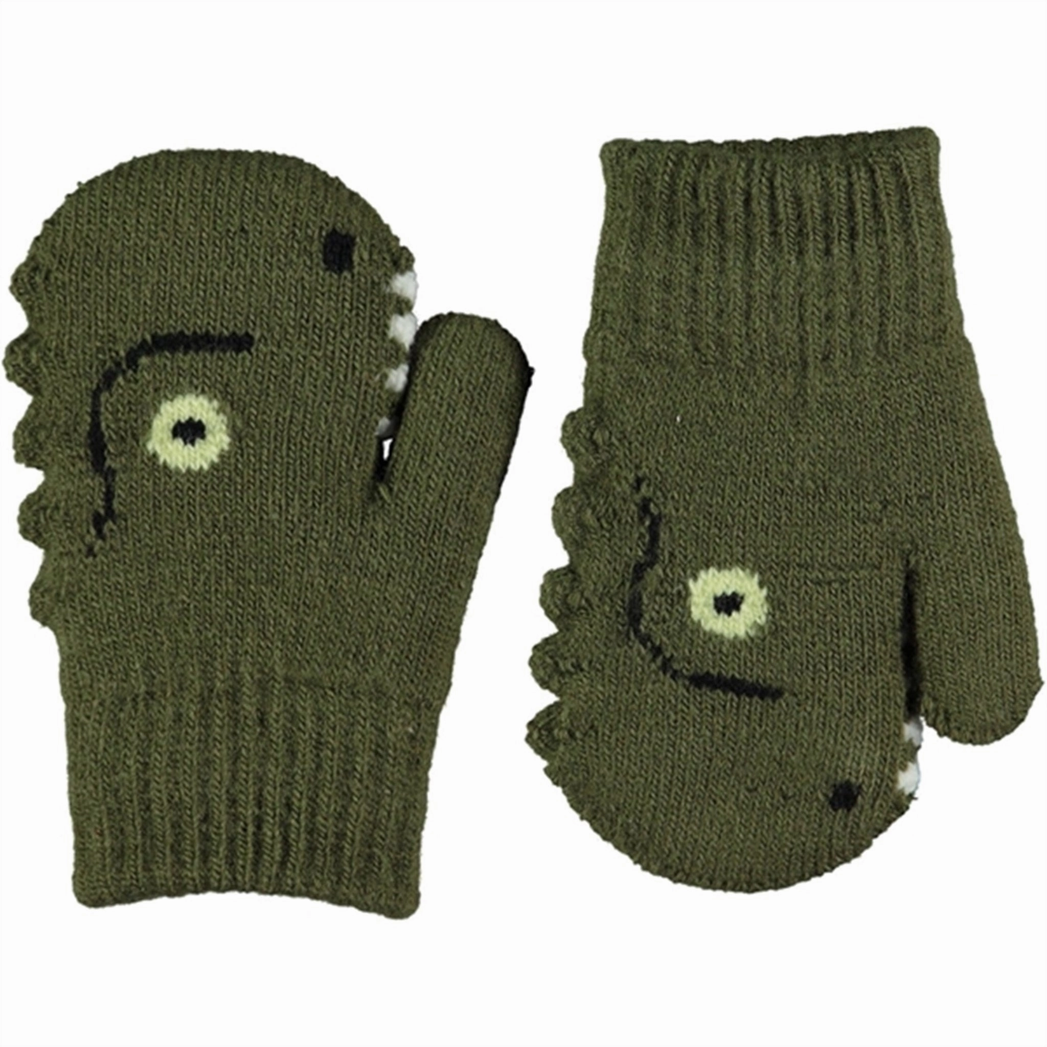 Molo Dusty Green Kenau Mittens Best Price Online