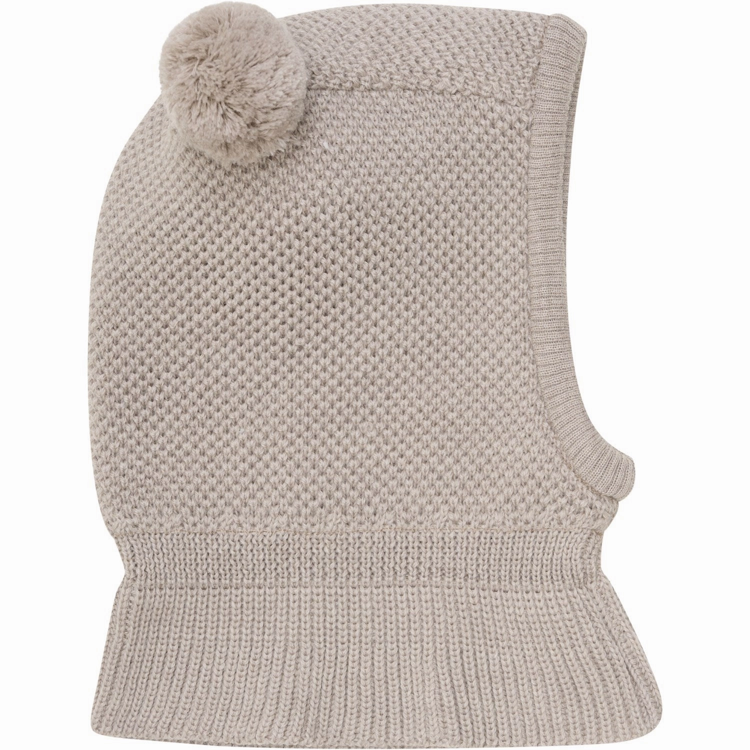 Huttelihut Camel Melange Balaclava Windstop Pompoms Shop & Save Big
