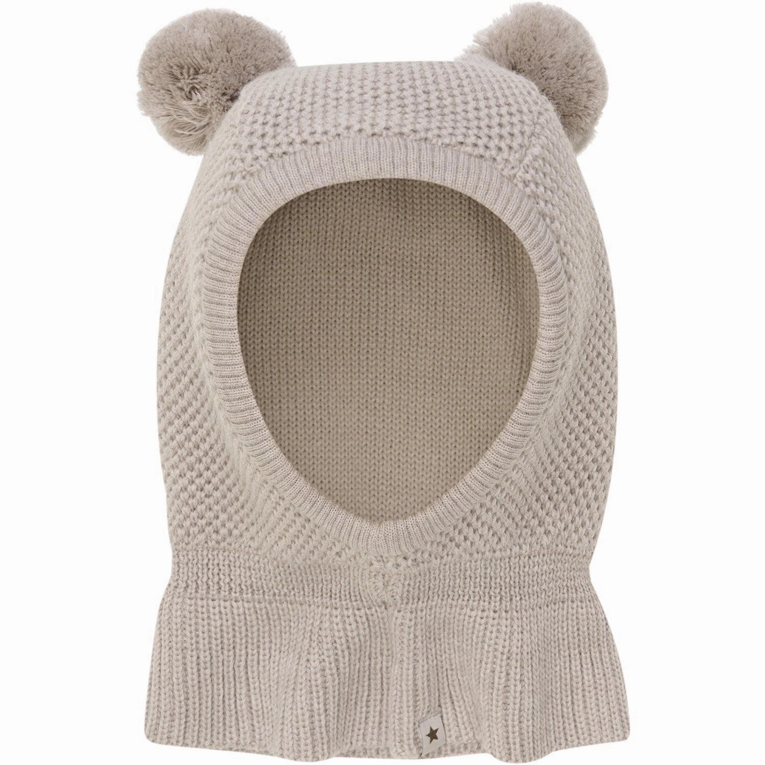 Huttelihut Camel Melange Balaclava Windstop Pompoms Trending Savings Now