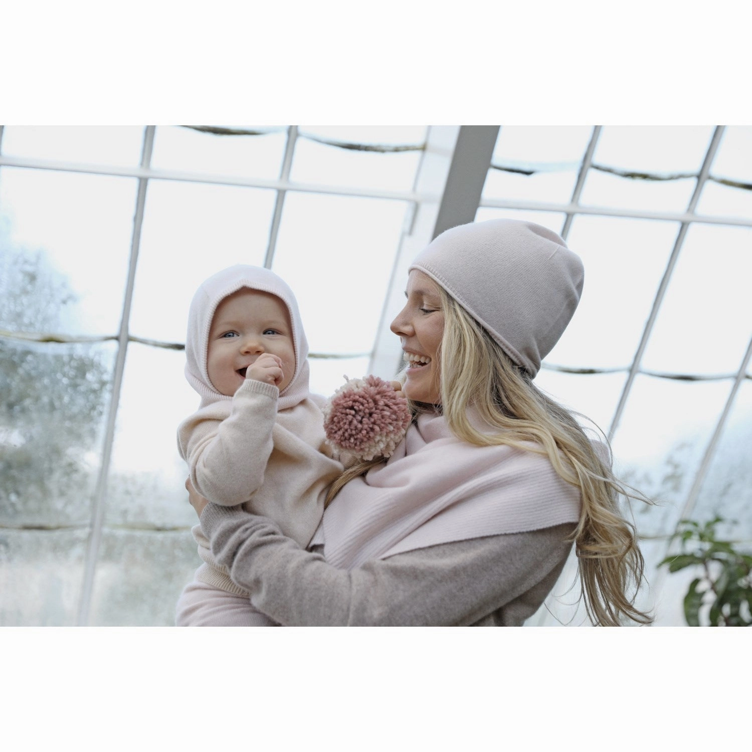 Holmm Powder Netty Cashmere Knit Balaclava Todays Trending Deals Grab the Deal Now