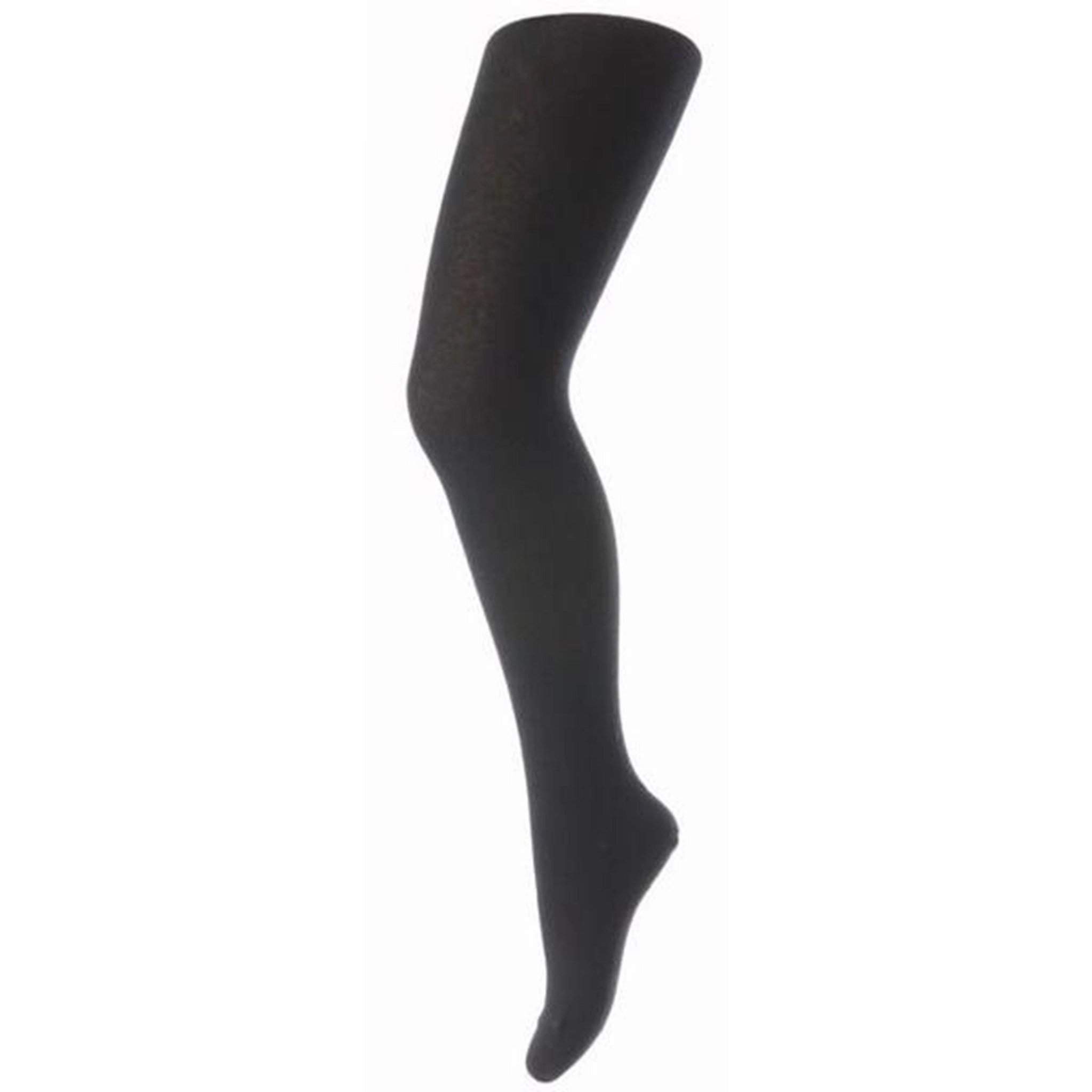 Mp Cotton Plain Tights Black Exclusive Hot Pick