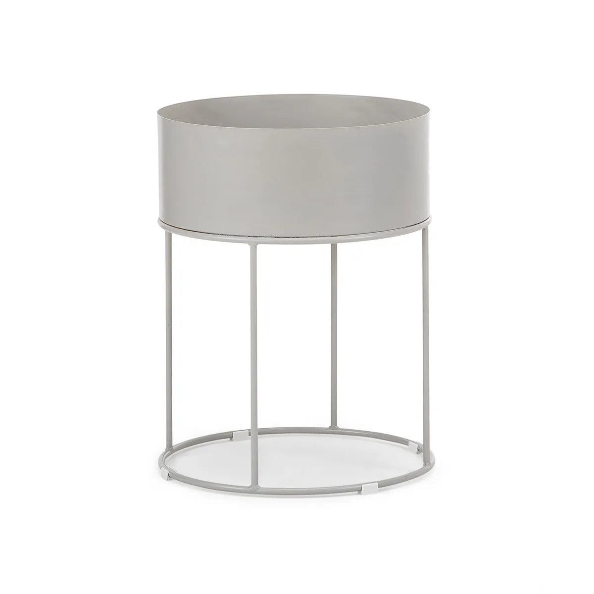 Scandinavian Round Storage Side Table