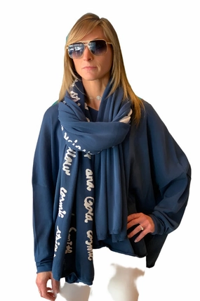 Scarf - Plum Print Instant Savings Inside