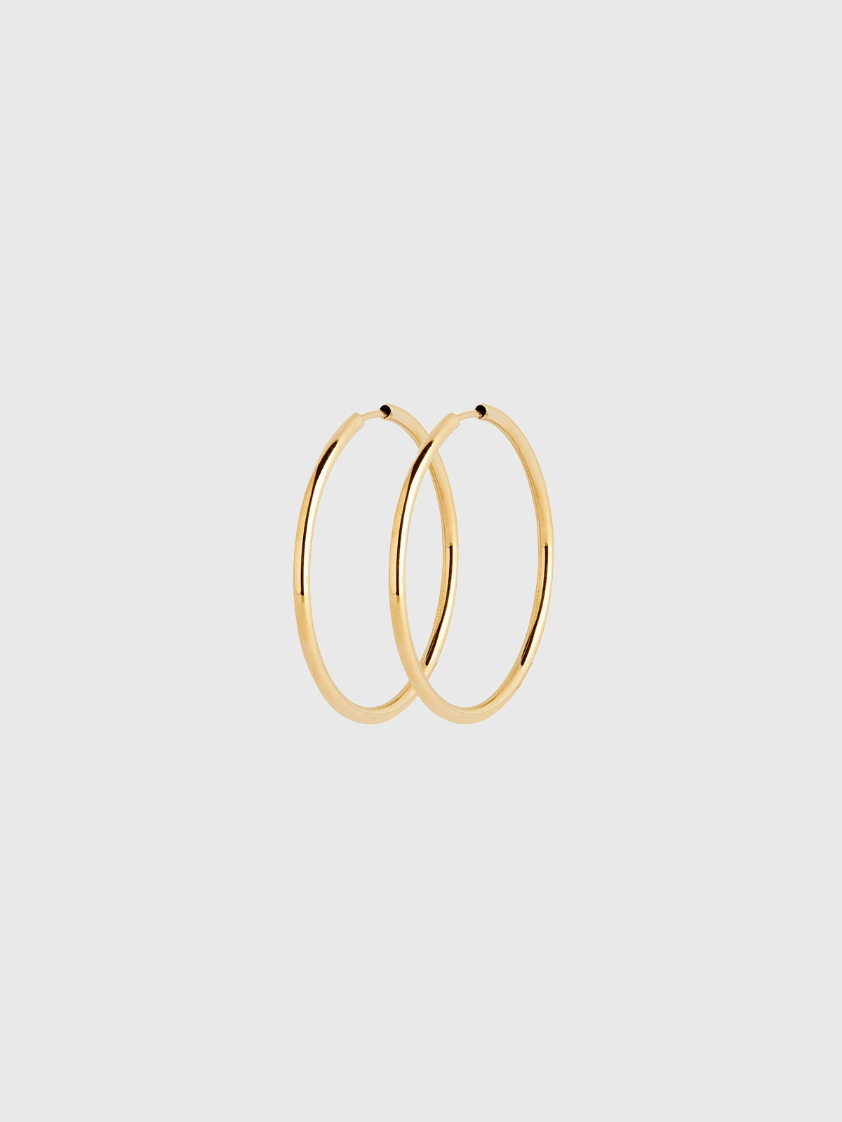 Mega Hot Offer Shop Hot Deals Senorita 35 Hoop Earrings With Gold Plating