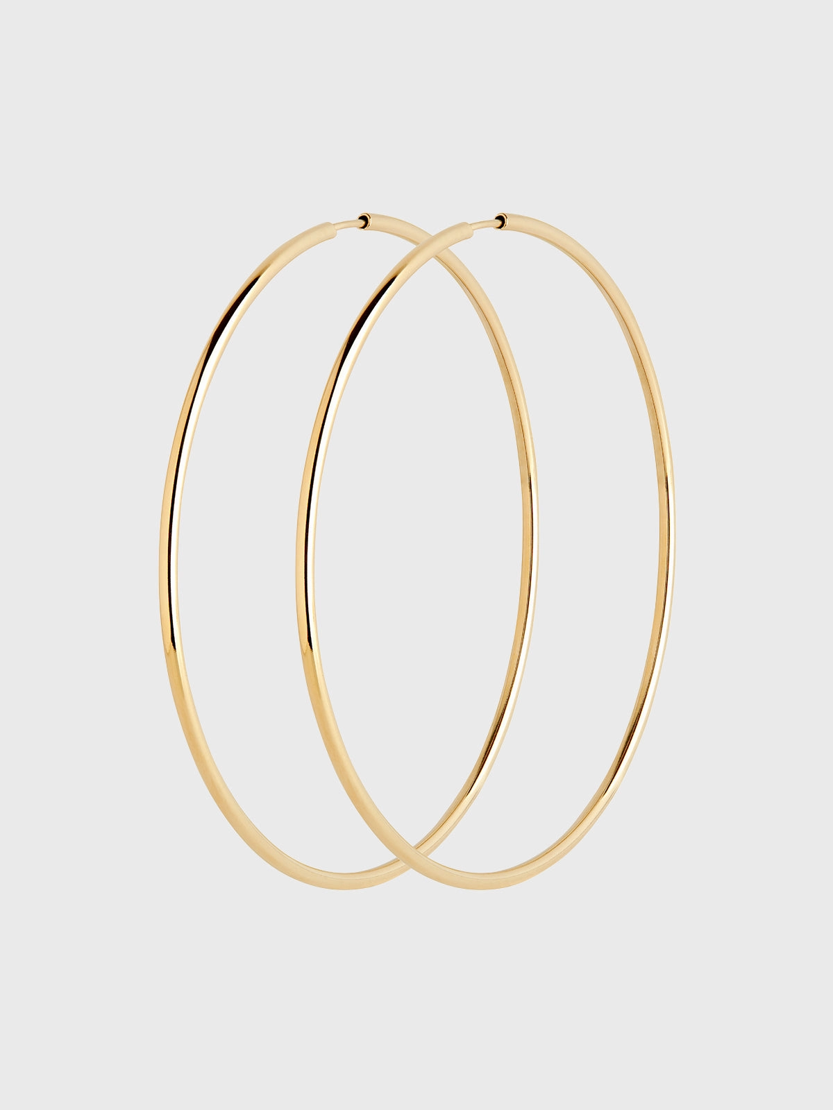 Senorita 70 Hoop Earrings With Gold Plating Hot Discount Deal Clearance Steal Today