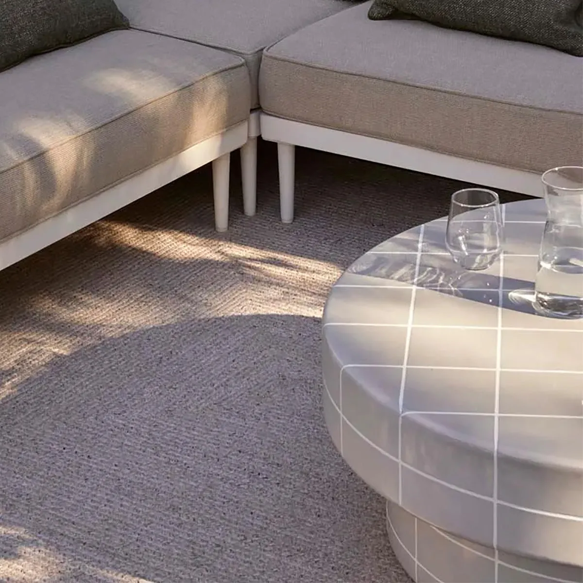 Seville Tile Round Coffee Table