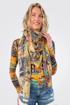 Shawl - Flamee Blue Shop Today & Save