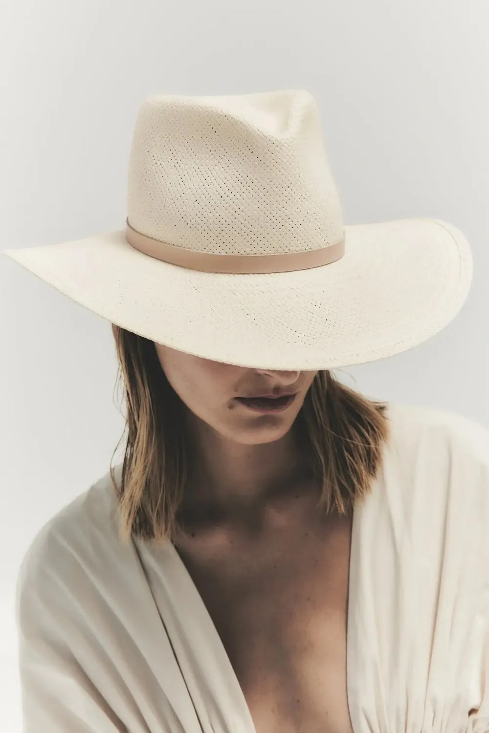 Sherman Fedora Hat In Natural Big Clearance Event Shop Hot Deals