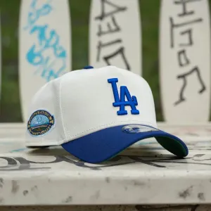 New Era 9Forty A-Frame Mlb Los Angeles Dodgers 50Th Anniversary Two Tone / Kelly Green Uv Snapback Trending Savings Now