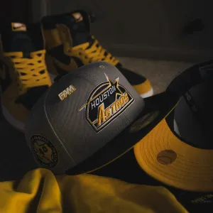 Exclusive Online Offer Price Slash Today New Era 59Fifty Mlb Houston Astros 40Th Anniversary Two Tone / Yellow Uv Fitted Cap