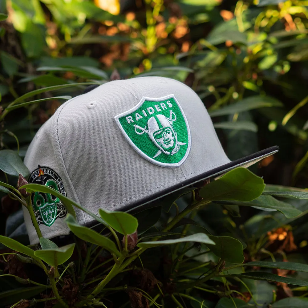 New Era 59Fifty Nfl Las Vegas Raiders 60Th Anniversary Two Tone / Silver Uv Fitted Cap Sweet Deal Inside Exclusive Online Offer