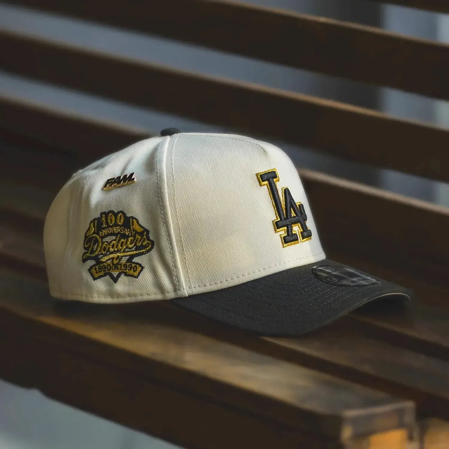 Hot Picks Today Big Sale Today New Era 9Forty A-Frame Los Angeles Dodgers 100Th Anniversary Two Tone / Grey Uv Snapback