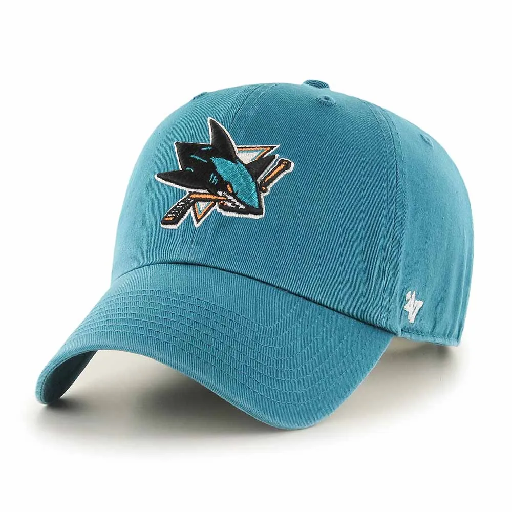 Big Savings Today San Jose Sharks Dark Teal '47 Clean Up