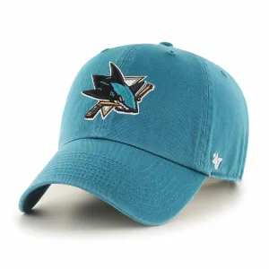 Big Savings Today San Jose Sharks Dark Teal '47 Clean Up