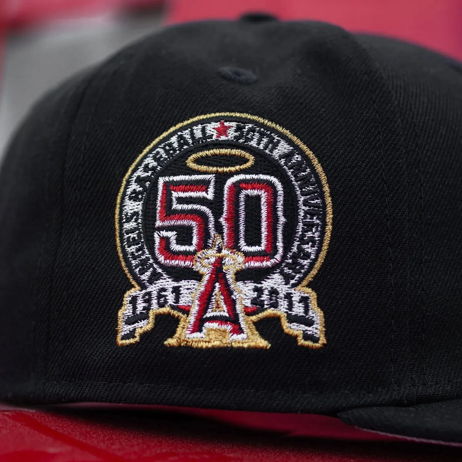New Era 59Fifty Mlb Anaheim Angels Upside Down Black / Grey Uv Fitted Cap Sweet Deal Today
