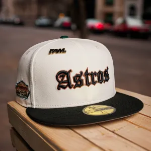 Houston Astros Mlb Two Tone Chrome White Gray Uv / New Era 59Fifty Fitted Cap Limited Edition Offer