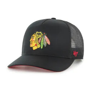 Nhl Chicago Blackhawks Mesh '47 Hitch Black Cap Save More Now Hot Sale Alert