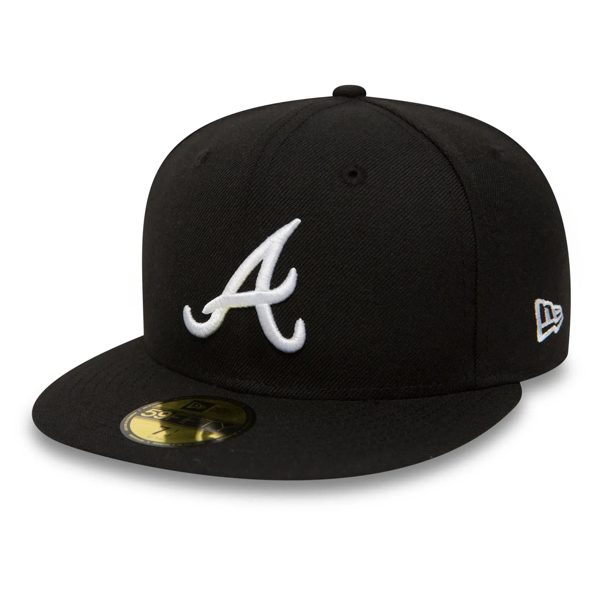 Hot Discount Deal Unmissable Deal Today New Era 59Fifty Mlb Atlanta Braves Black / White Fitted Cap