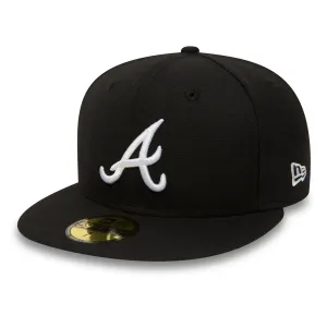 Hot Discount Deal Unmissable Deal Today New Era 59Fifty Mlb Atlanta Braves Black / White Fitted Cap
