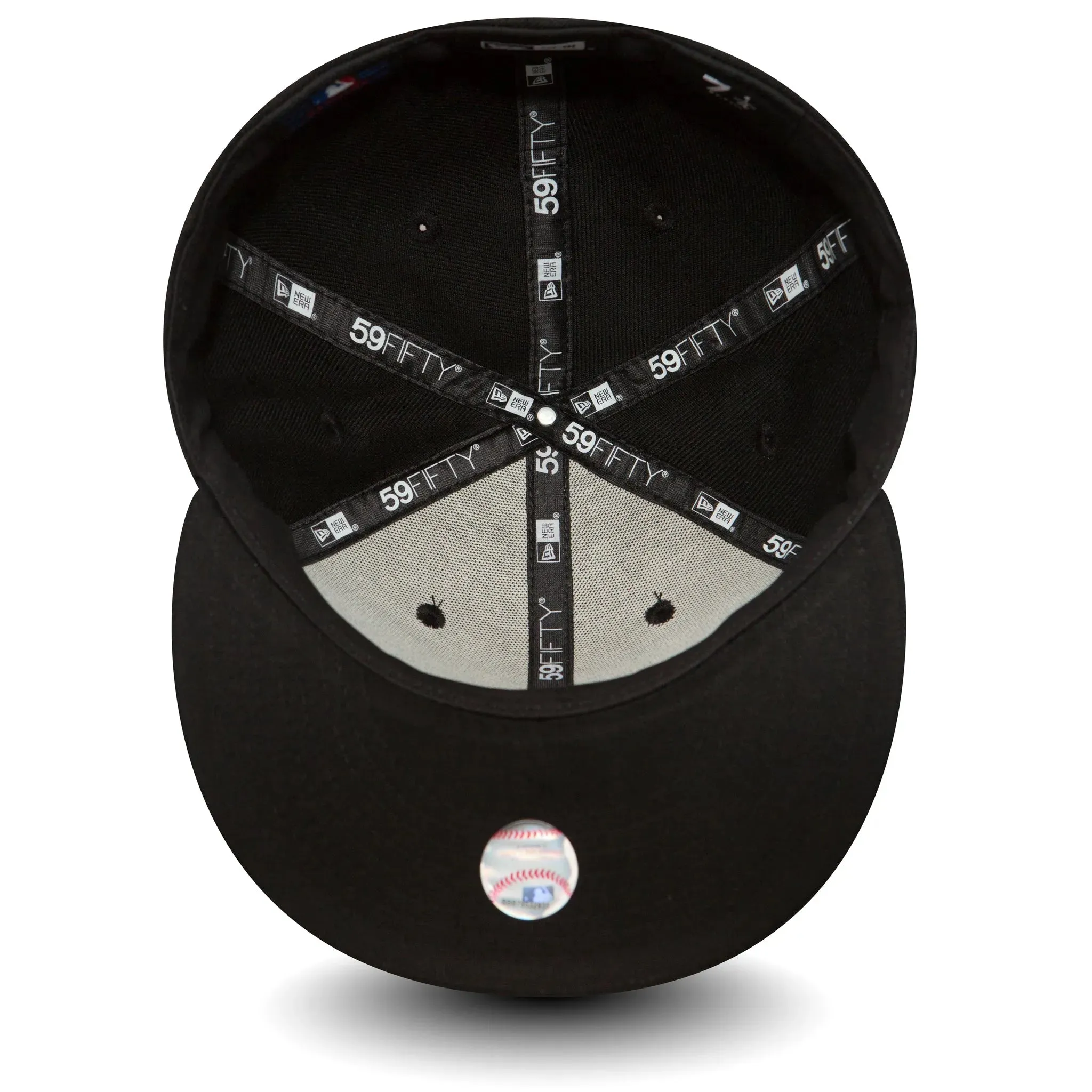 New Era 59Fifty Mlb Atlanta Braves Black / White Fitted Cap Dont Miss This Steal