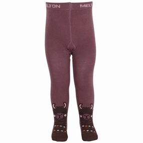 Melton Grape Shake Llama Tights Clearance Blowout