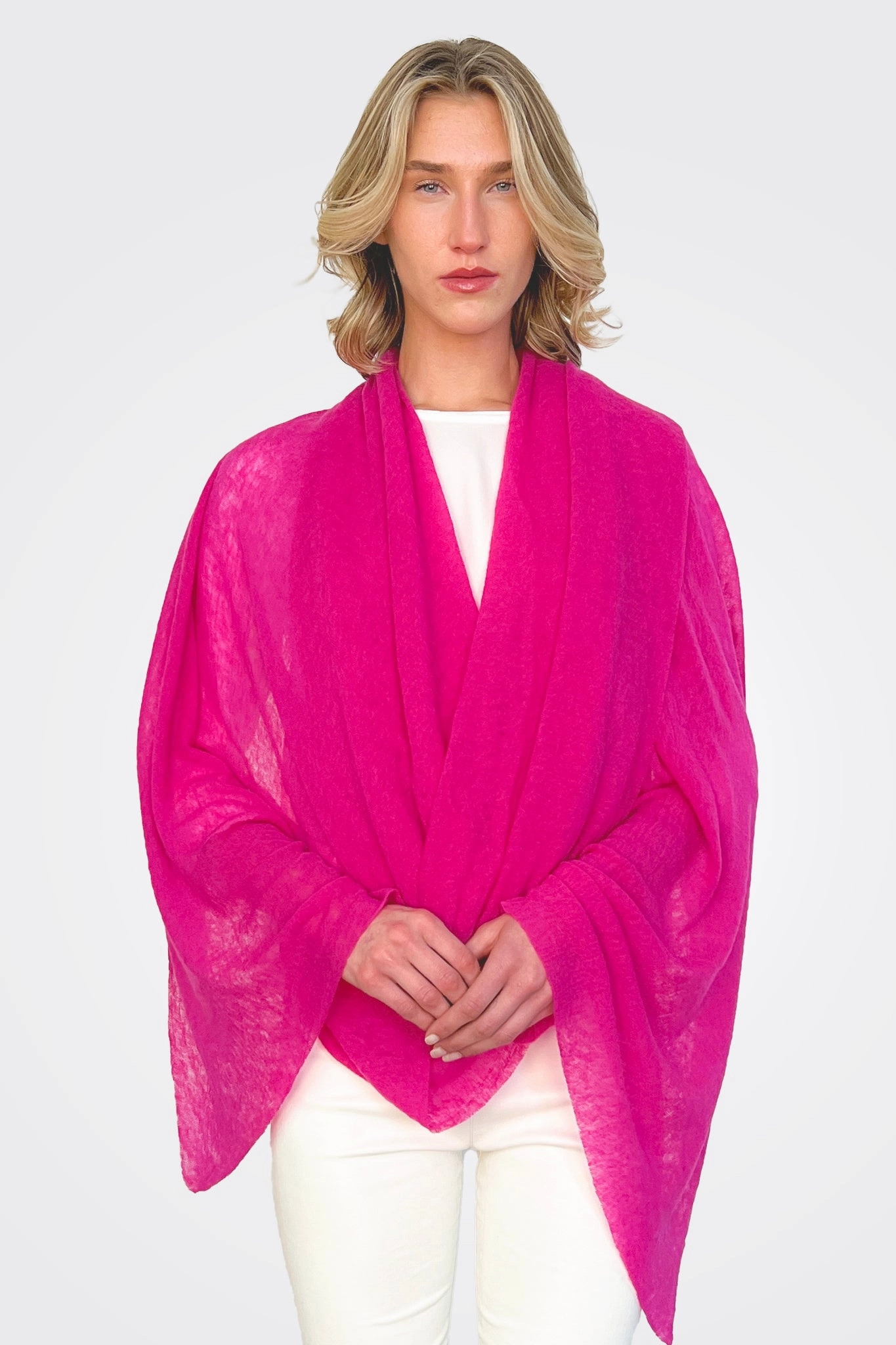 Cashmere Scarf - Fuchsia Daily Special Offer