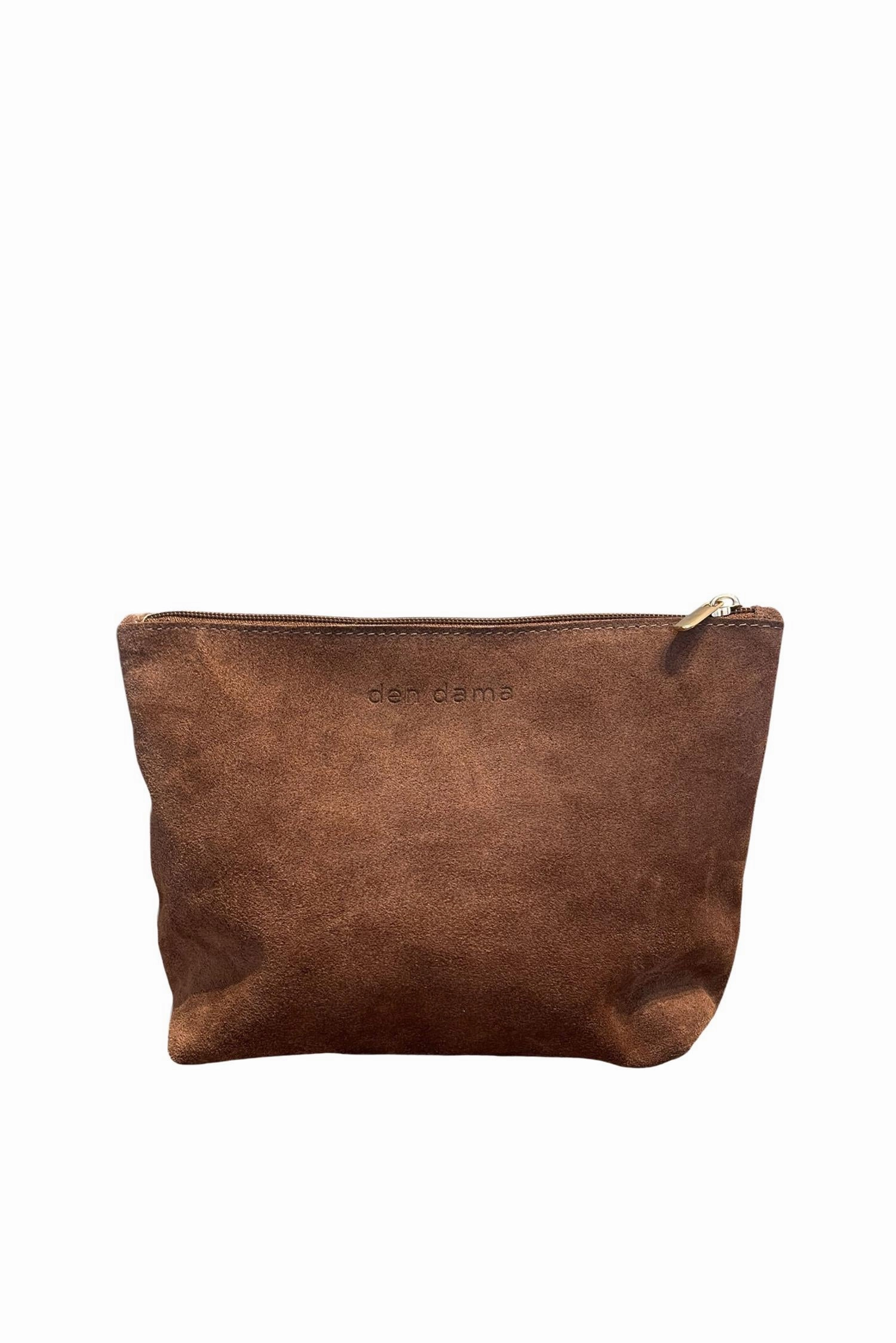 Den Dama Suede Pouch Brown Hot Deal Alert Hot Savings Alert