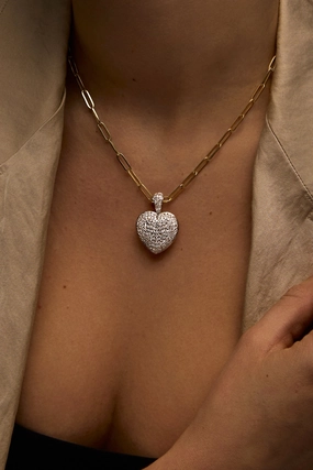 Diamond Heart Pendant In 18K Gold Flash Deal Alert