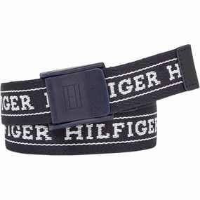 Tommy Hilfiger Webbing Belt Space Blue Exclusive Hot Pick Shop the Savings