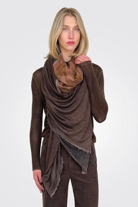 Limited Offer Alert Jumbo Scarf - Brown Multi