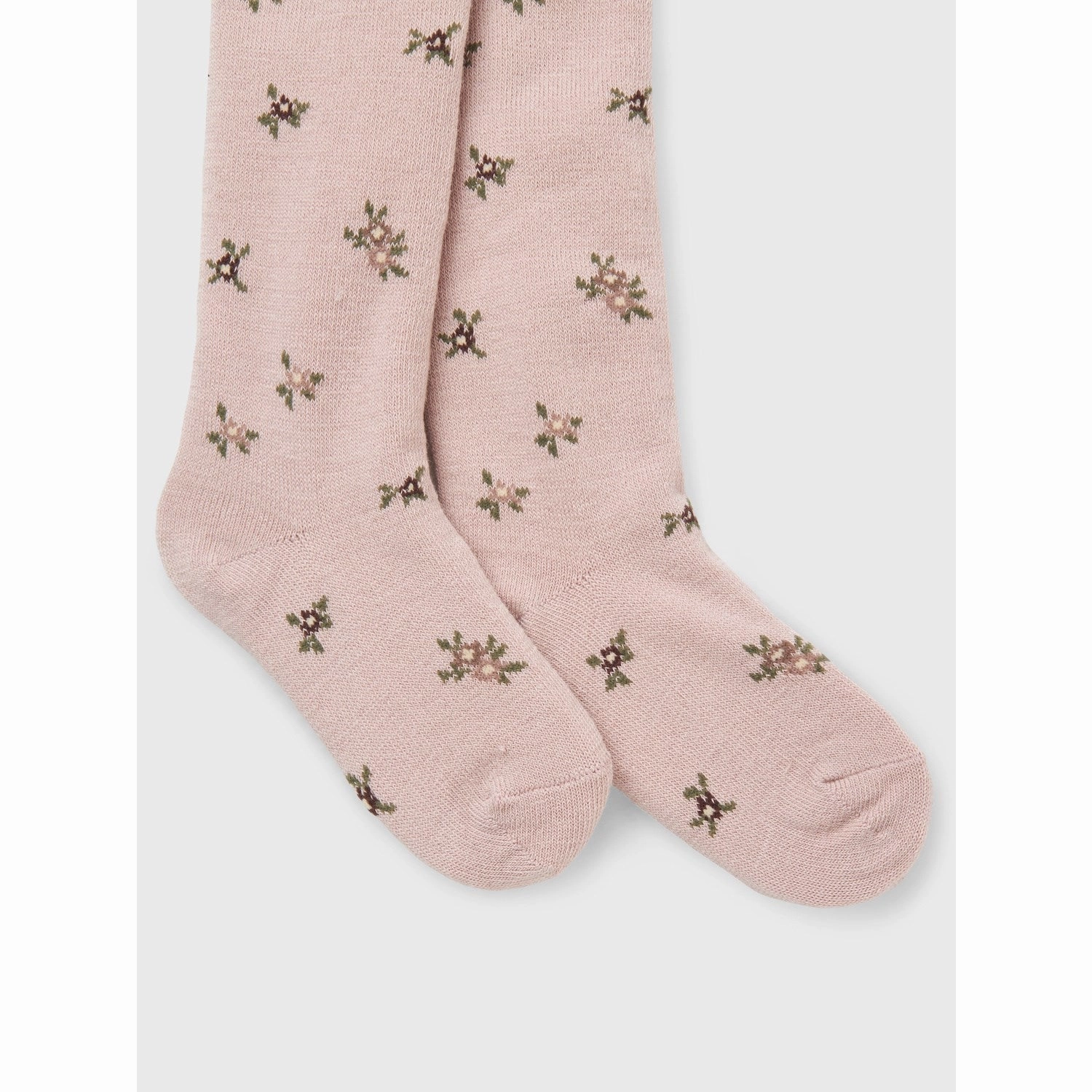Name It Shadow Gray Small Flowers Nmfwak Wo/Bl Tights Aoj Hot Picks Today