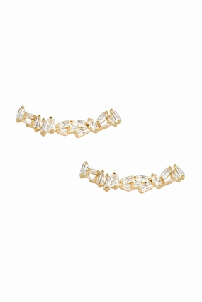 Save Today Event 925 Gold Alta Crystal Ear Crawler