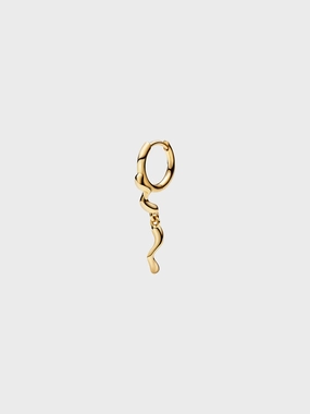 Ramen Chu Huggie Earring With Gold Plating Special Price Today Sweet Deal Inside
