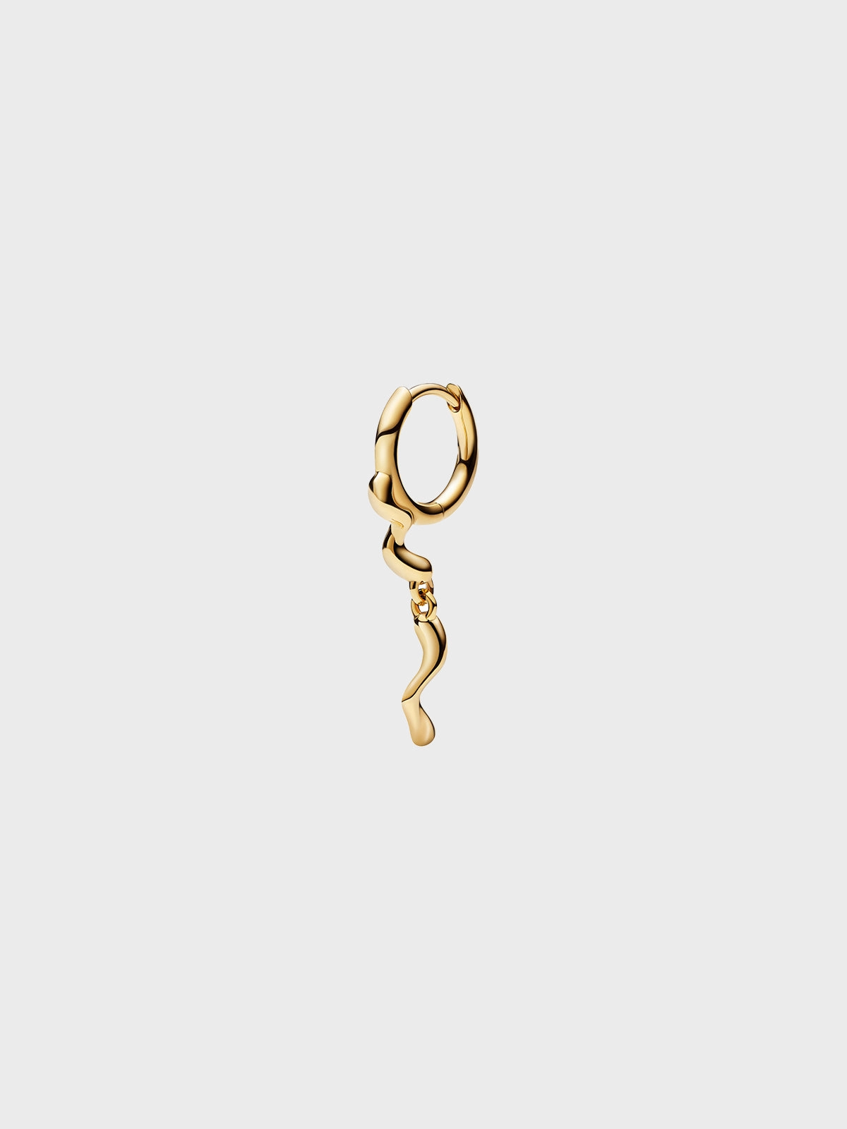 Ramen Chu Huggie Earring With Gold Plating Special Price Today Sweet Deal Inside