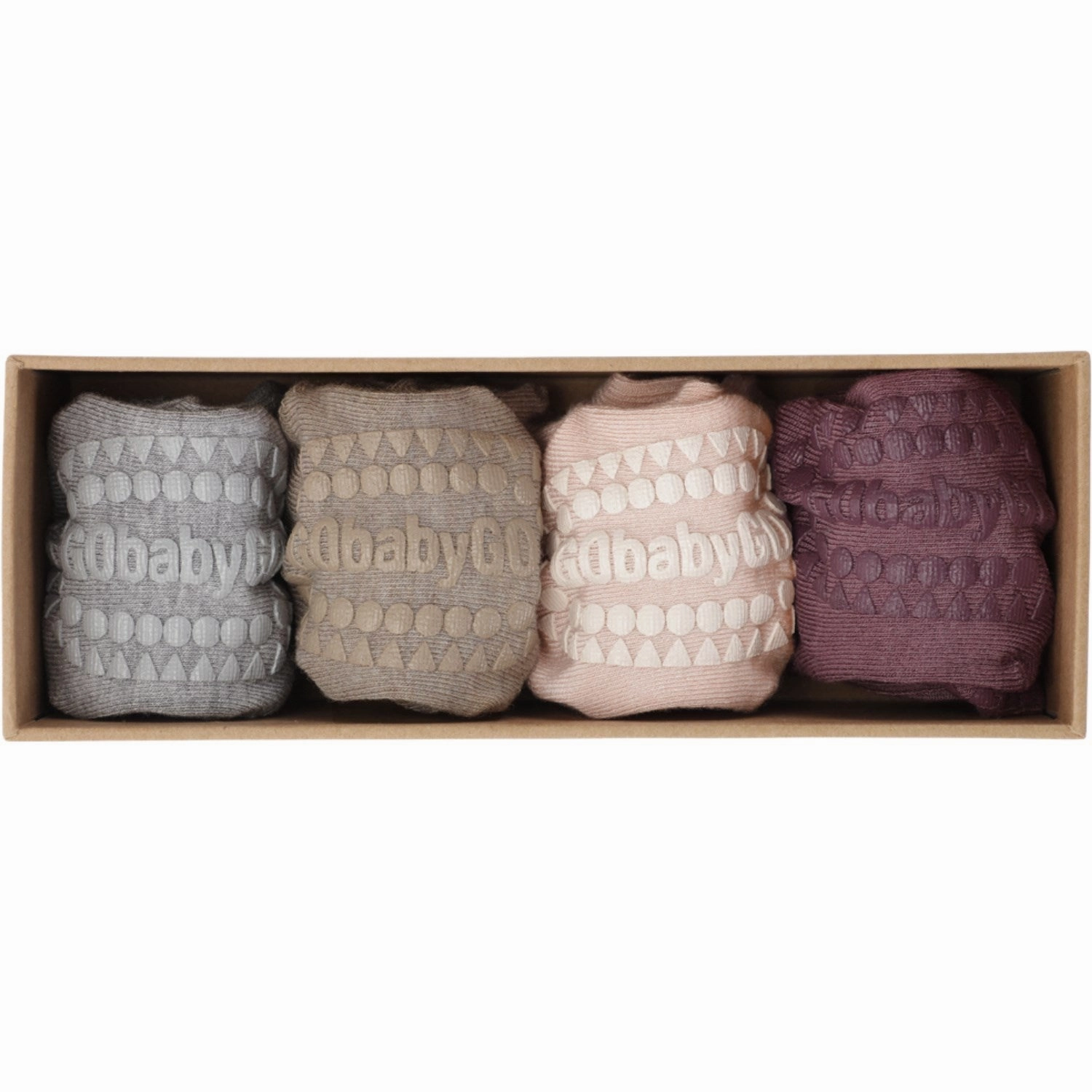 Limited Time Discount Must-Have Items Gobabygo Grey/Sand/Purple/Pink Combo Box Bamboo